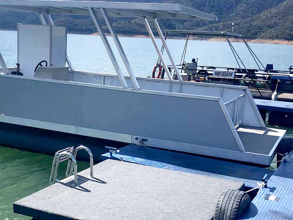 Pontoon Boat and deck